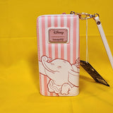 Dumbo Circus Peanuts Timothy Wristlet Wallet Pink Clutch