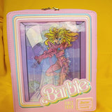 Loungefly Barbie 65th Anniversary Doll Box Triple Lenticular Mini Backpack