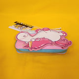 Loungefly Minions Fluffy Unicorn Rainbow Glitter Rainbow Zip Around Wallet