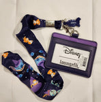 Lilo and Stitch Witch Story Time Ducklings Halloween Lanyard