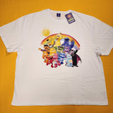 Cakeworthy Care Bears x Sesame Street Drop Sleeve Tee Shirt Unisex 2XL