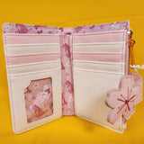 Loungefly Disney Winnie the Pooh Cherry Blossom Floral Embroidered Flap Wallet