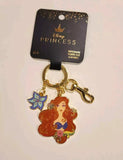 Ariel Floral the Little Mermaid Keychain Charm