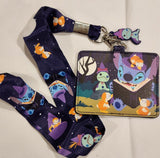 Lilo and Stitch Witch Story Time Ducklings Halloween Lanyard