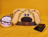 Loungefly Disney Pixar Up Dug Plush Sling Crossbody Bag with Coin Purse Carl