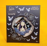 Corpse Bride Emily Rose Butterfly 3" LE Halloween Enamel Pin