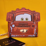 Loungefly Disney Pixar Cars Mater Cosplay Figural Zip Around Wallet Cardholder