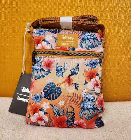 Lilo and Stitch Tropical Sunset Passport Bag Crossbody Bag