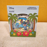 Lilo and Stitch Ducklings Beach Layered LE 3" Pin