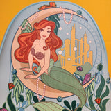 Loungefly Disney Princess Ariel the Little Mermaid Moon Ocean Mini Backpack