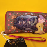 Loungefly Snow White and Seven Dwarfs Lenticular Princess Series Wallet Wristlet