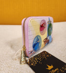 Sleeping Beauty Castle 3 Good Fairies Bubble Zip Wallet