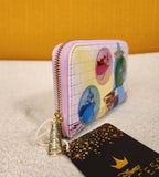 Sleeping Beauty Castle 3 Good Fairies Bubble Zip Wallet
