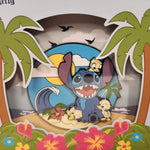 Lilo and Stitch Ducklings Beach Layered LE 3" Pin