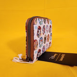 Loungefly Disney Cats Flower Portrait AOP Marie Figaro Dinah Zip Wallet