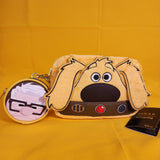 Loungefly Disney Pixar Up Dug Plush Sling Crossbody Bag with Coin Purse Carl