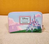 Sleeping Beauty Castle 3 Good Fairies Bubble Zip Wallet