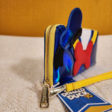 Donald Duck Metallic 90th Ann Zip Around Wallet Wristlet