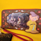 Loungefly Snow White and Seven Dwarfs Lenticular Princess Series Wallet Wristlet