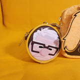 Loungefly Disney Pixar Up Dug Plush Sling Crossbody Bag with Coin Purse Carl