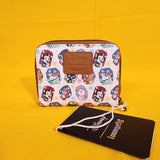 Loungefly Disney Cats Flower Portrait AOP Marie Figaro Dinah Zip Wallet