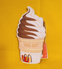 McDonalds Soft Serve Ice Cream Cone Figural Cardholder Wallet