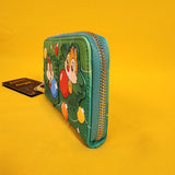 Loungefly Disney Chip N Dale Holiday Ornaments Christmas Tree Zip Around Wallet