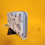 Eeyore Clouds Thanks For Noticin Me Blue Zip Around Wallet