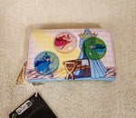 Sleeping Beauty Castle 3 Good Fairies Bubble Zip Wallet