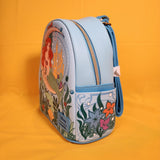 Loungefly Disney Princess Ariel the Little Mermaid Moon Ocean Mini Backpack