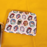 Loungefly Disney Cats Flower Portrait AOP Marie Figaro Dinah Zip Wallet