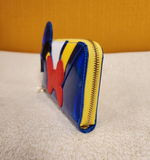 Donald Duck Metallic 90th Ann Zip Around Wallet Wristlet
