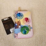 Sleeping Beauty Castle 3 Good Fairies Bubble Zip Wallet