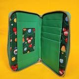 Loungefly Disney Chip N Dale Holiday Ornaments Christmas Tree Zip Around Wallet