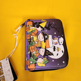 Loungefly Peanuts Halloween Trick-Or-Treat Snoopy Woodstock Soft Tag Zip Wallet