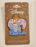 Princess Cinderella Jaq Mouse Pink Heart Enamel Pin