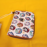 Loungefly Disney Cats Flower Portrait AOP Marie Figaro Dinah Zip Wallet