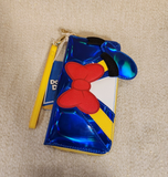 Donald Duck Metallic 90th Ann Zip Around Wallet Wristlet