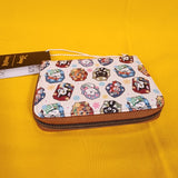 Loungefly Disney Cats Flower Portrait AOP Marie Figaro Dinah Zip Wallet