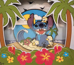 Lilo and Stitch Ducklings Beach Layered LE 3" Pin