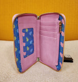 Sleeping Beauty Castle 3 Good Fairies Bubble Zip Wallet