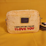 Loungefly Disney Pixar Up Dug Plush Sling Crossbody Bag with Coin Purse Carl