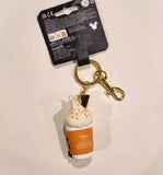 Mickey Mouse Pumpkin Spice Latte 3D Keychain Charm