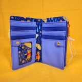 Loungefly Disney Winnie the Pooh & Friends Rainy Day Umbrella Scene Flap Wallet