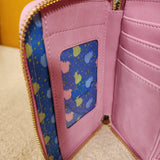 Sleeping Beauty Castle 3 Good Fairies Bubble Zip Wallet