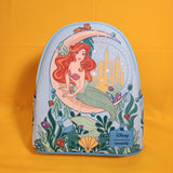 Loungefly Disney Princess Ariel the Little Mermaid Moon Ocean Mini Backpack