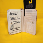 Handbook For The Recently Deceased Tech Wallet Wristlet