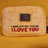 Loungefly Disney Pixar Up Dug Plush Sling Crossbody Bag with Coin Purse Carl