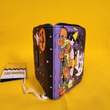 Loungefly Peanuts Halloween Trick-Or-Treat Snoopy Woodstock Soft Tag Zip Wallet
