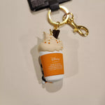 Mickey Mouse Pumpkin Spice Latte 3D Keychain Charm